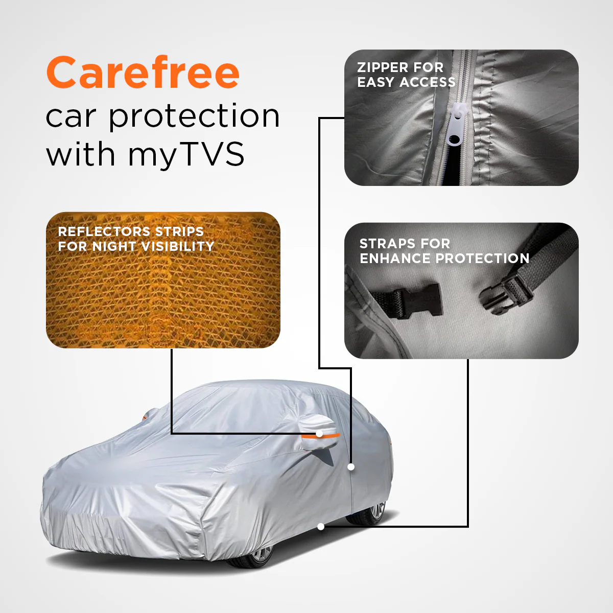 100% Waterproof Car Body Cover for All Cars - Image 4