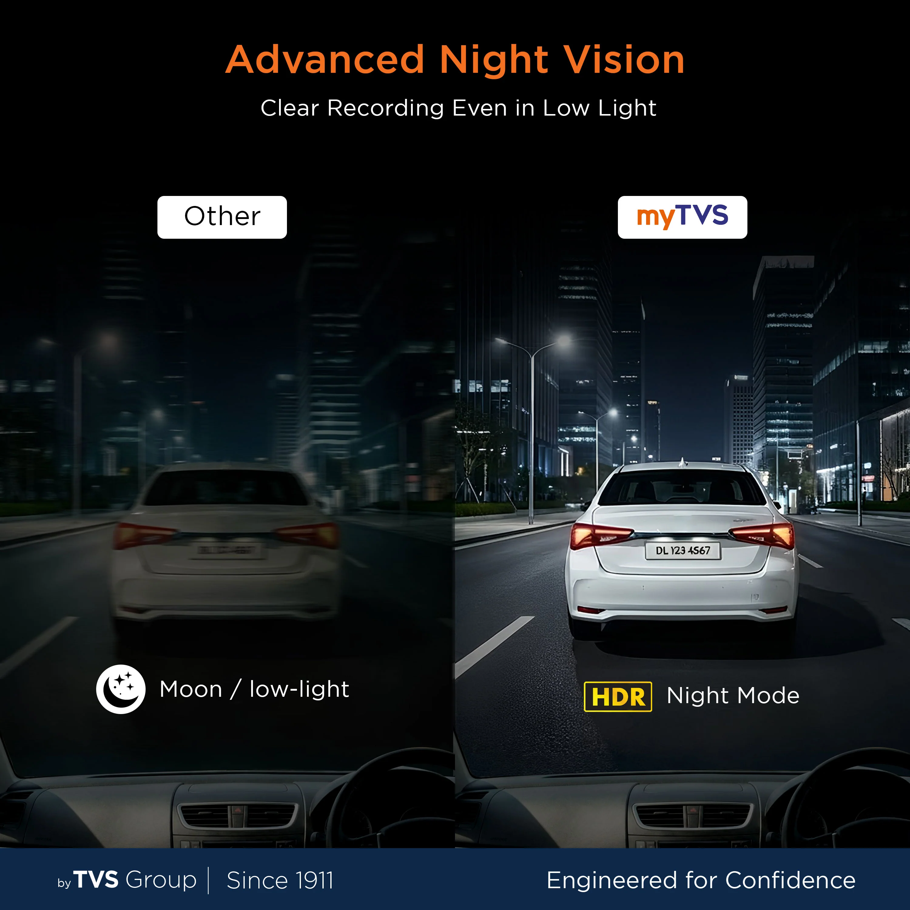 DVR-02 Dash Cam Ultra Front & Rear DVR with Wi-Fi - Image 4