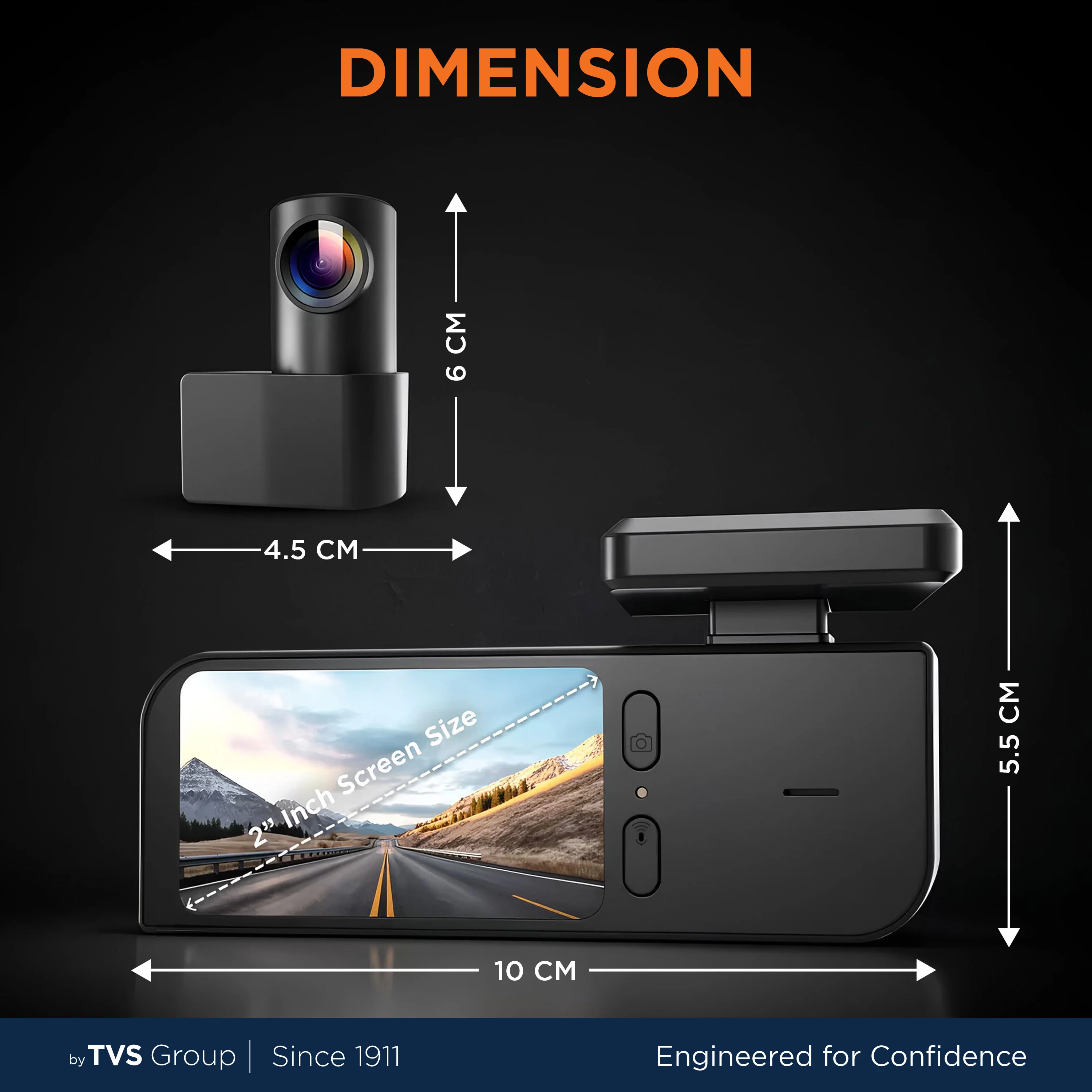 DVR-02 Dash Cam Ultra Front & Rear DVR with Wi-Fi - Image 9