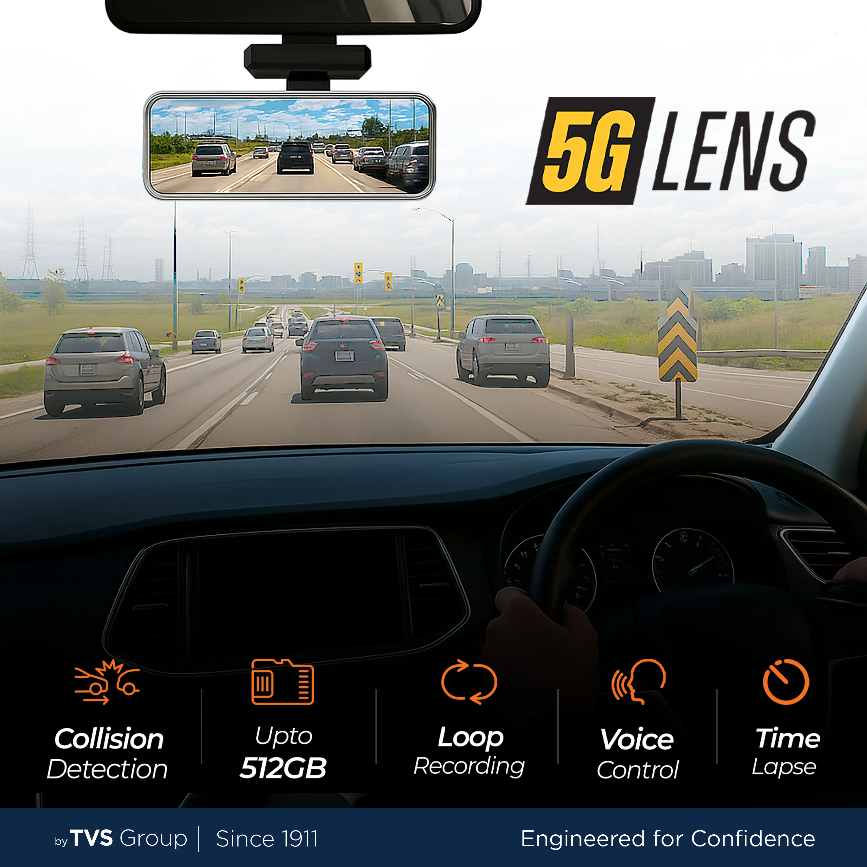 DVR-04 Dashcam Pro Plus 4K Front Rear DVR with Wi-Fi - Image 4
