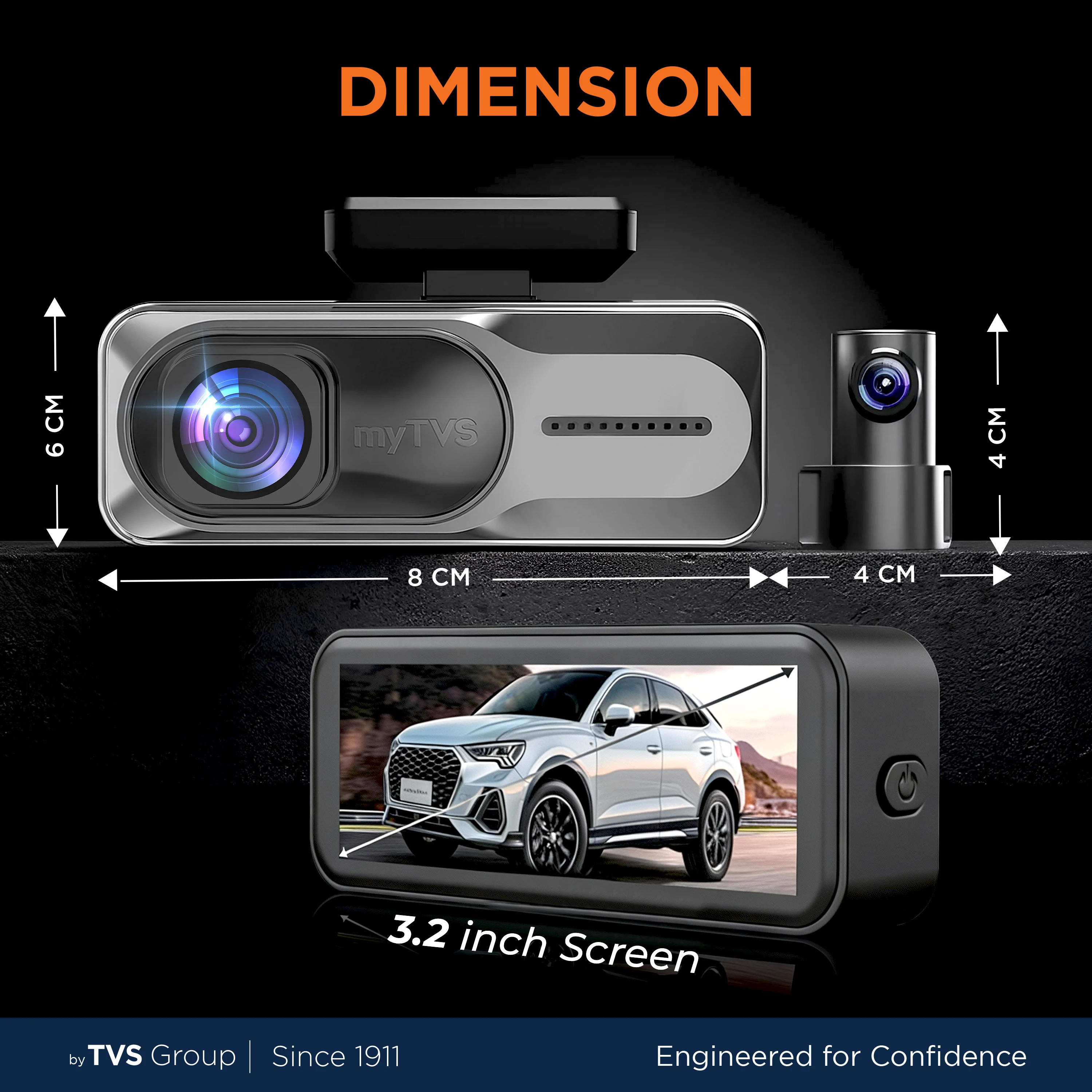 DVR-04 Dashcam Pro Plus 4K Front Rear DVR with Wi-Fi - Image 6