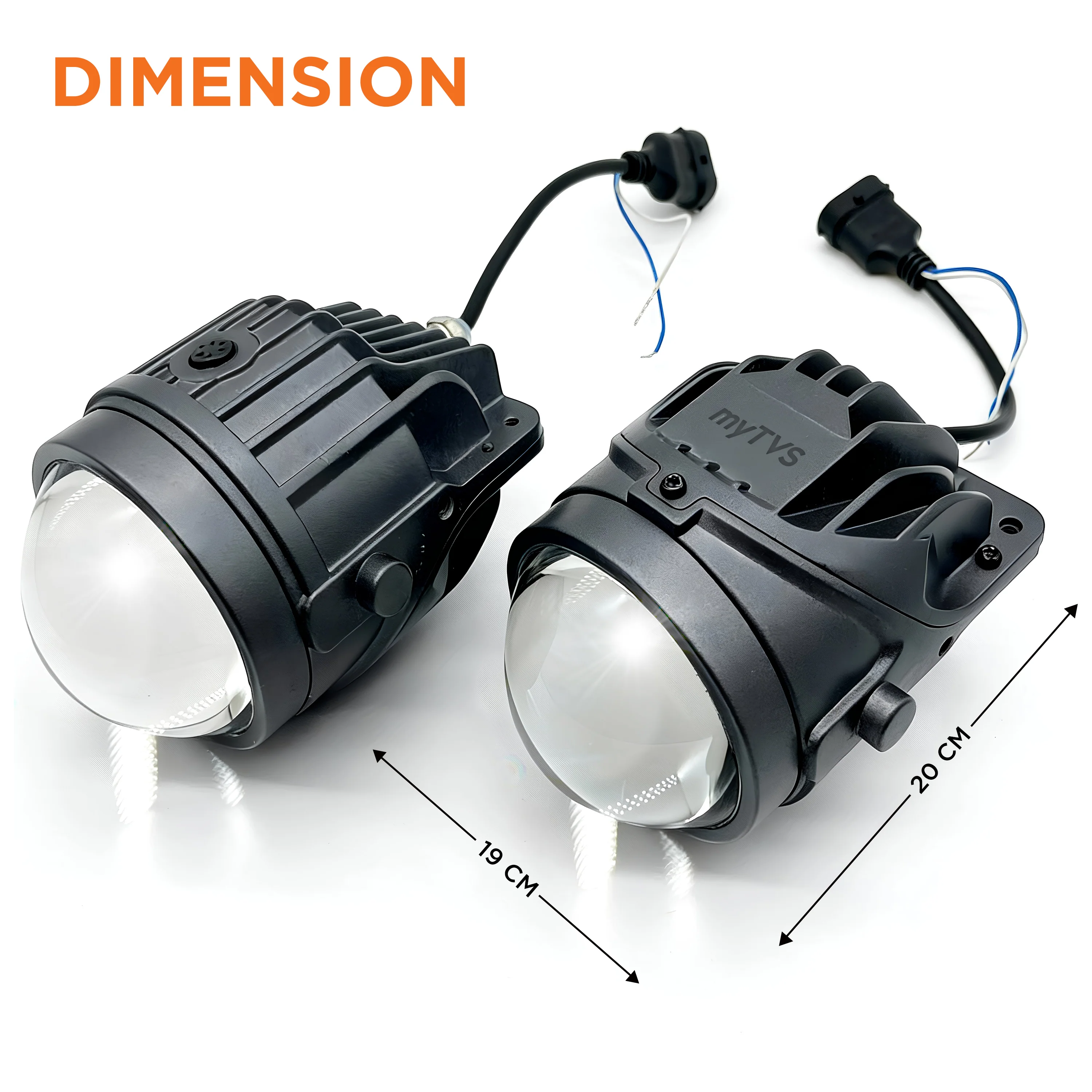 MPLFL - 02 myTVS Projector Fog Light 110W 3 inch with 3 colour - Image 3