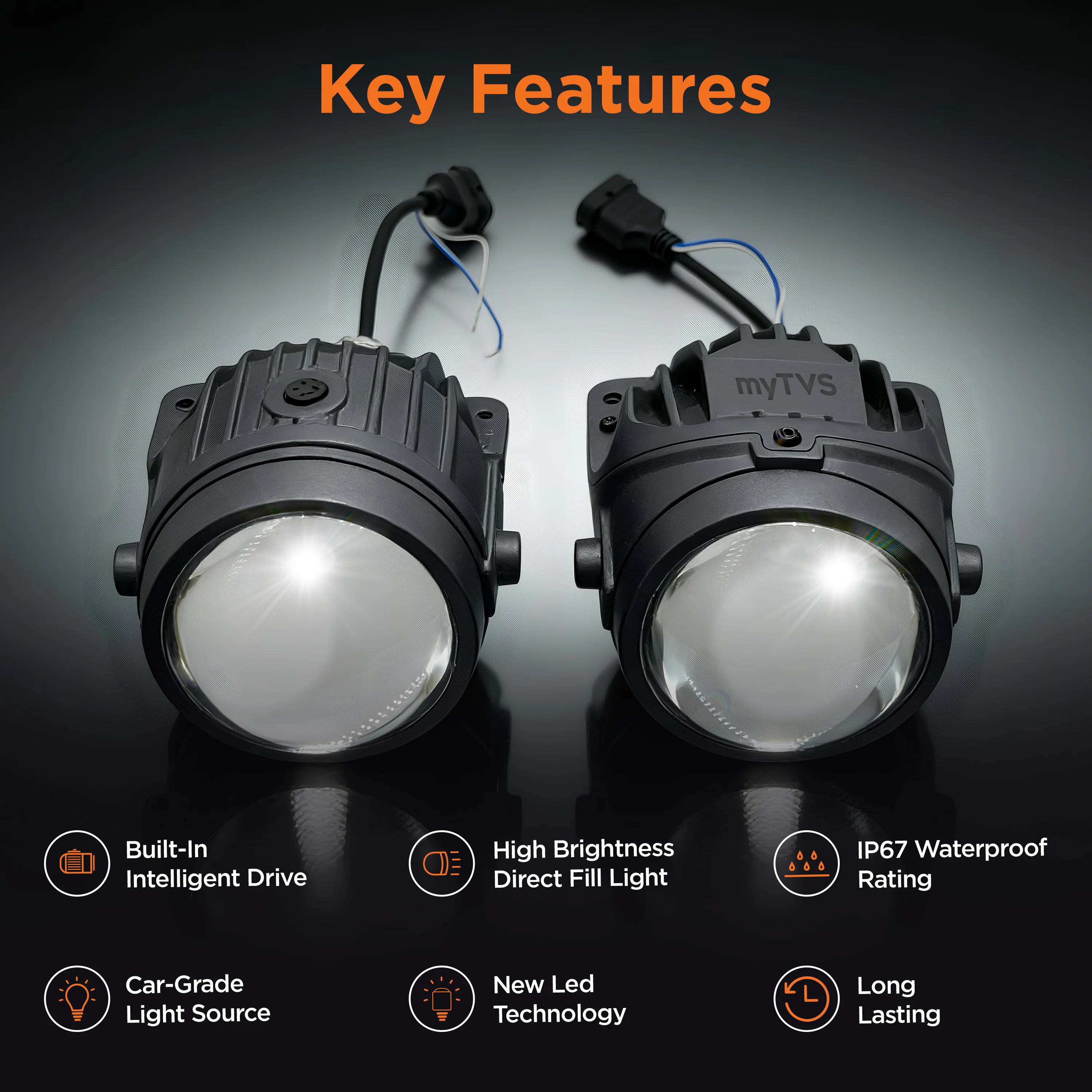 MPLFL - 02 myTVS Projector Fog Light 110W 3 inch with 3 colour - Image 7