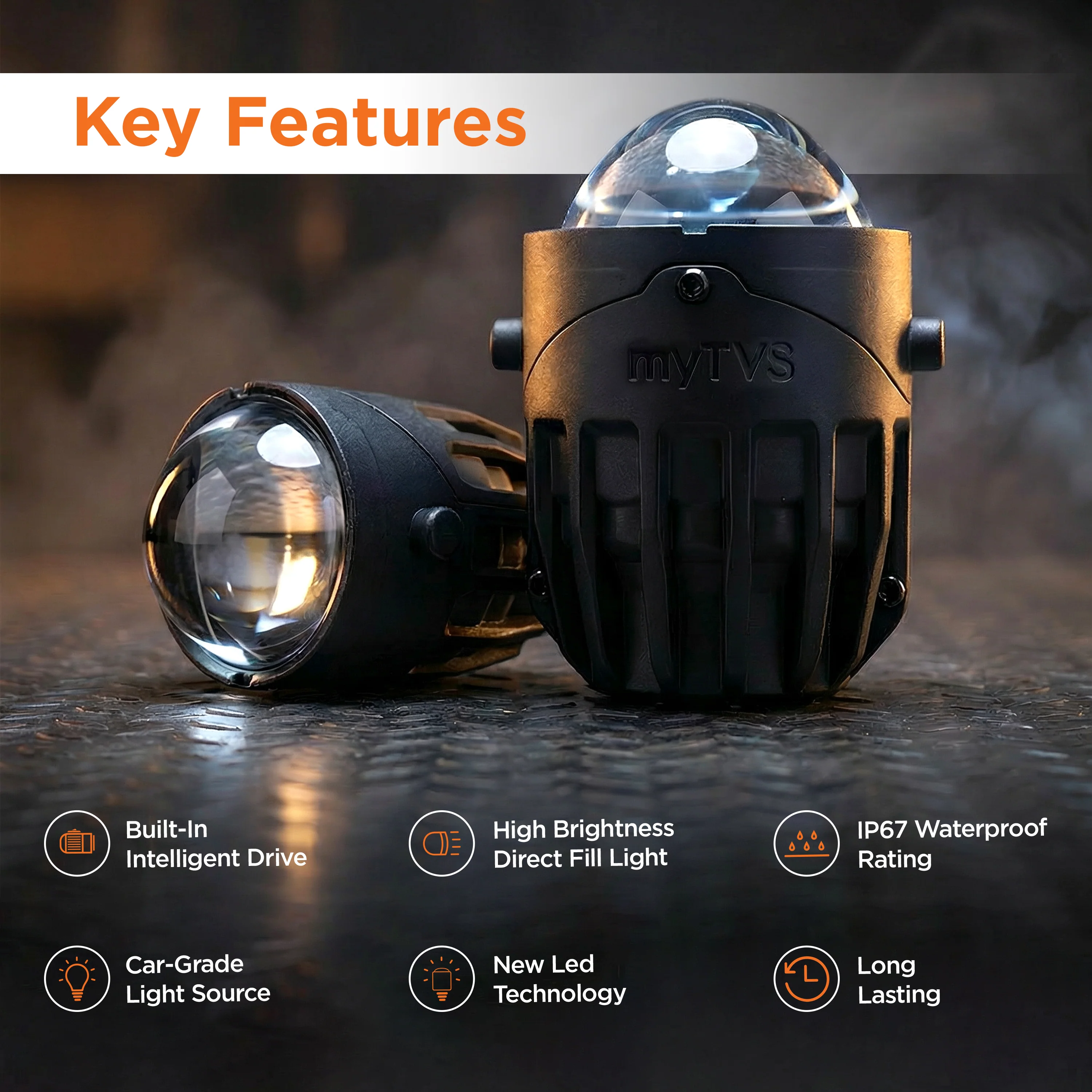 MPLFL - 03 myTVS Projector Fog Light 110W 3 inch with HD lens - Image 4