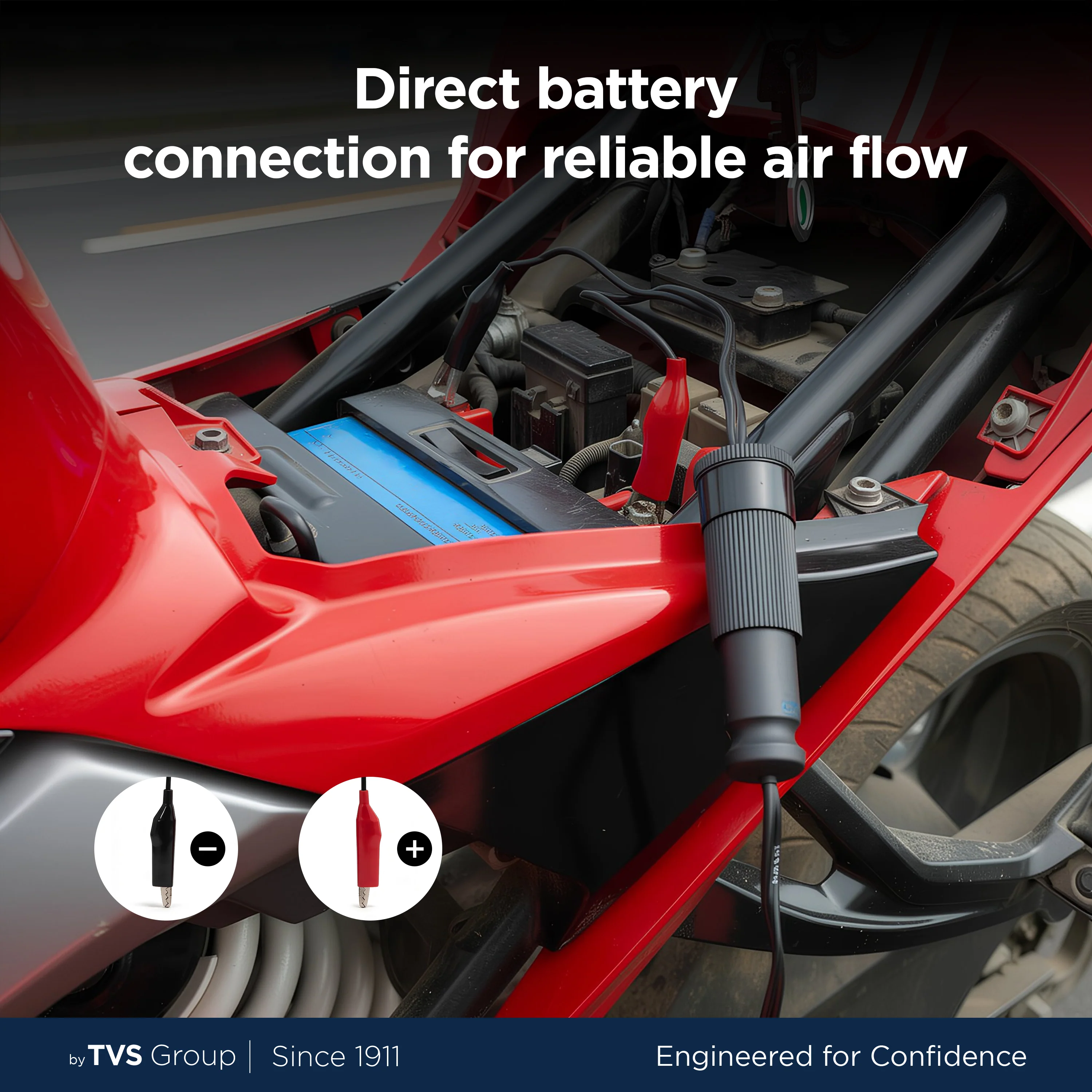 myTVS TI-19 air Lite 2-in1 Car & Bike Tyre Inflator - Image 7