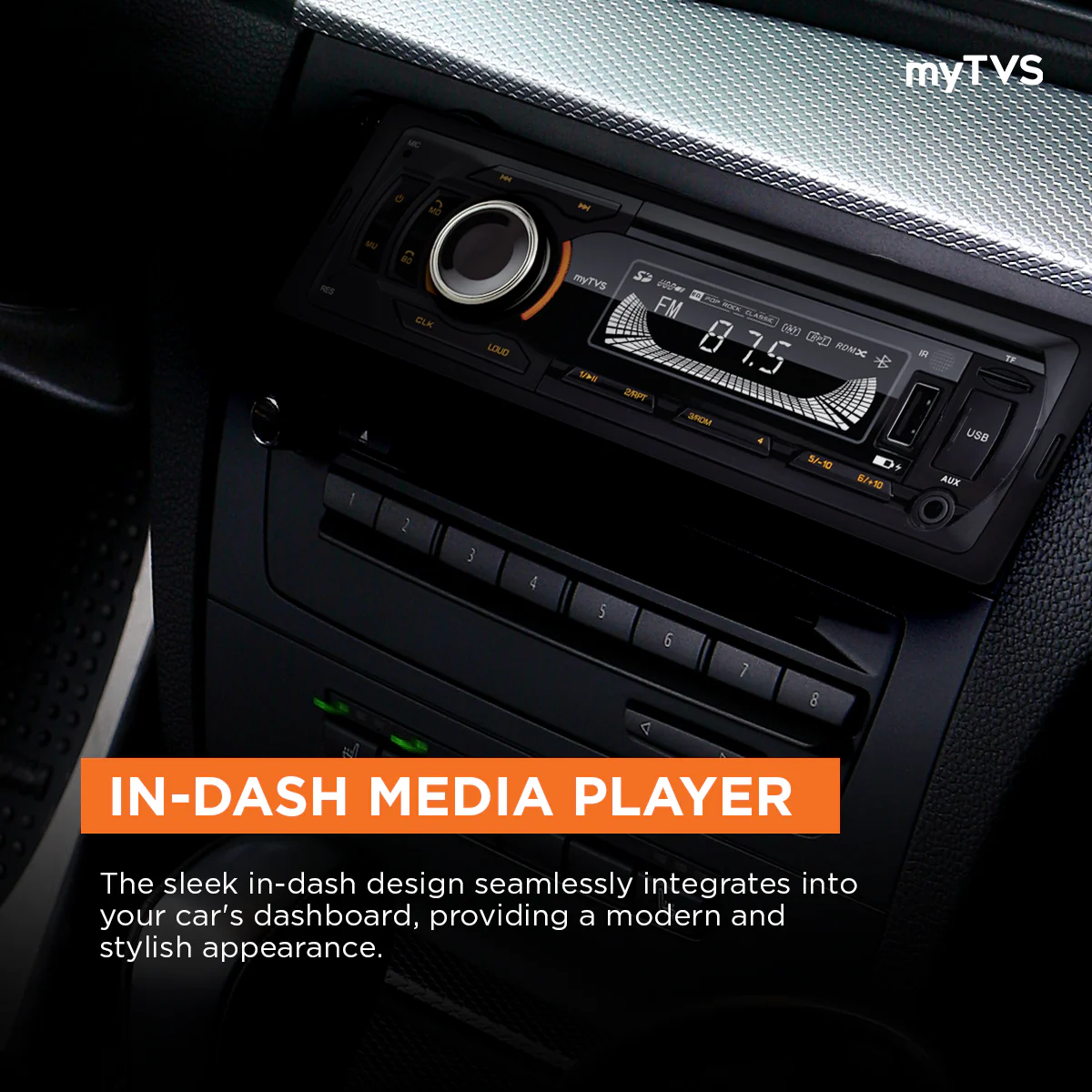 TMP-54 Dual USB Car MP3 Player - Image 4