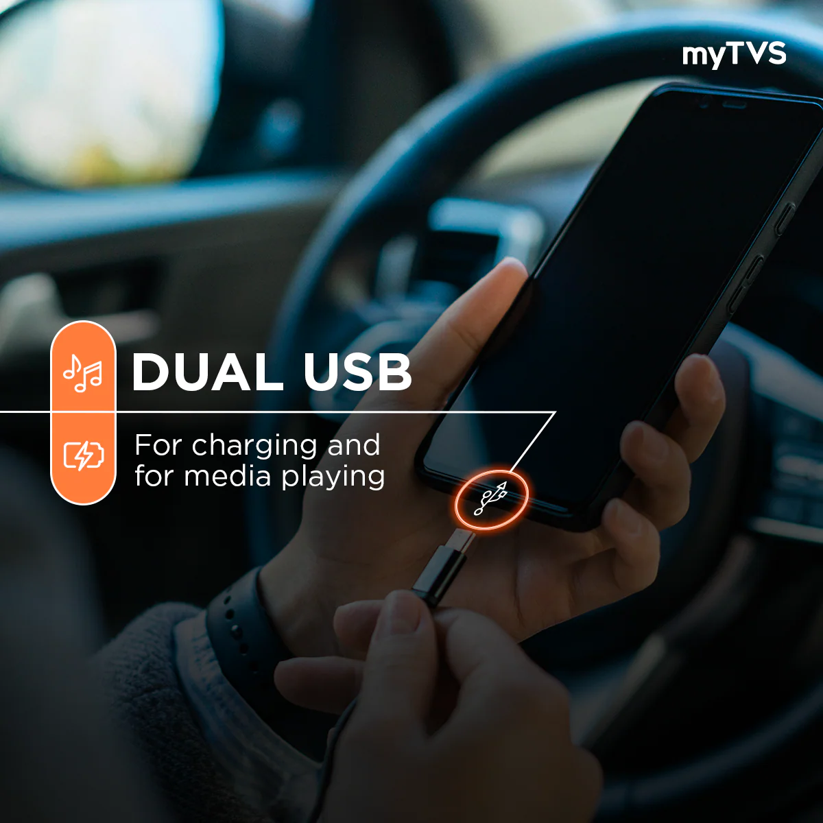 TMP-54 Dual USB Car MP3 Player - Image 5